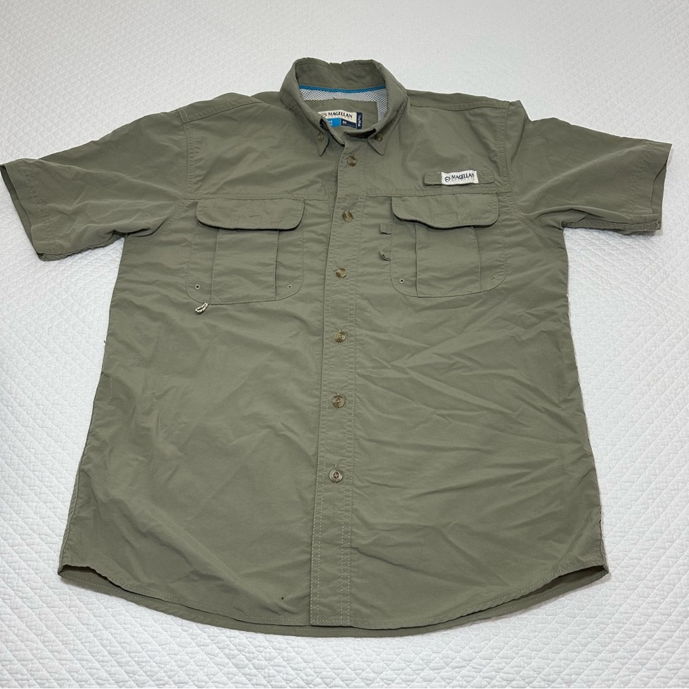 Magellan Outdoors Men’s Olive Fish Gear Short Sz XS